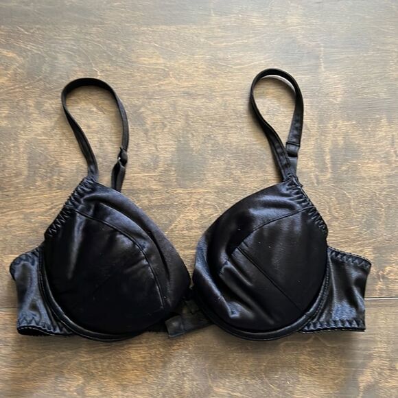 Newport News vintage satin second skin with removable padding Sz-36B - Picture 8 of 8